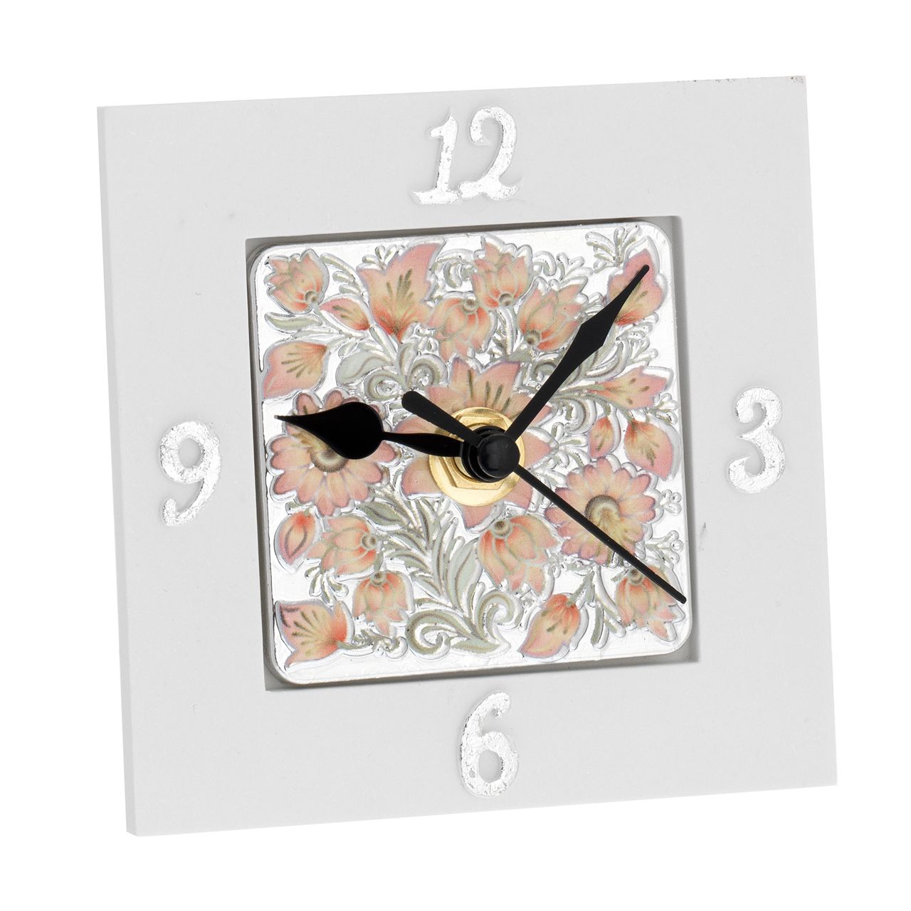 OROLOGIO QUADRATO 10*10 CON DECO MAIOLICA 1
